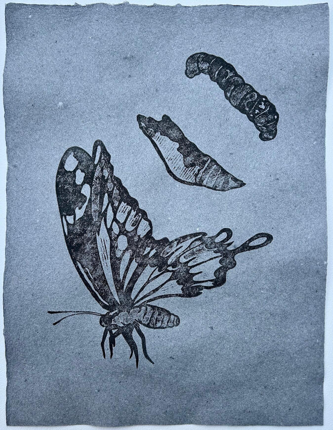 Another World Is Possible, 2025. Collagraph.